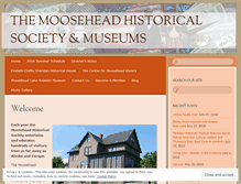 Tablet Screenshot of mooseheadhistory.org